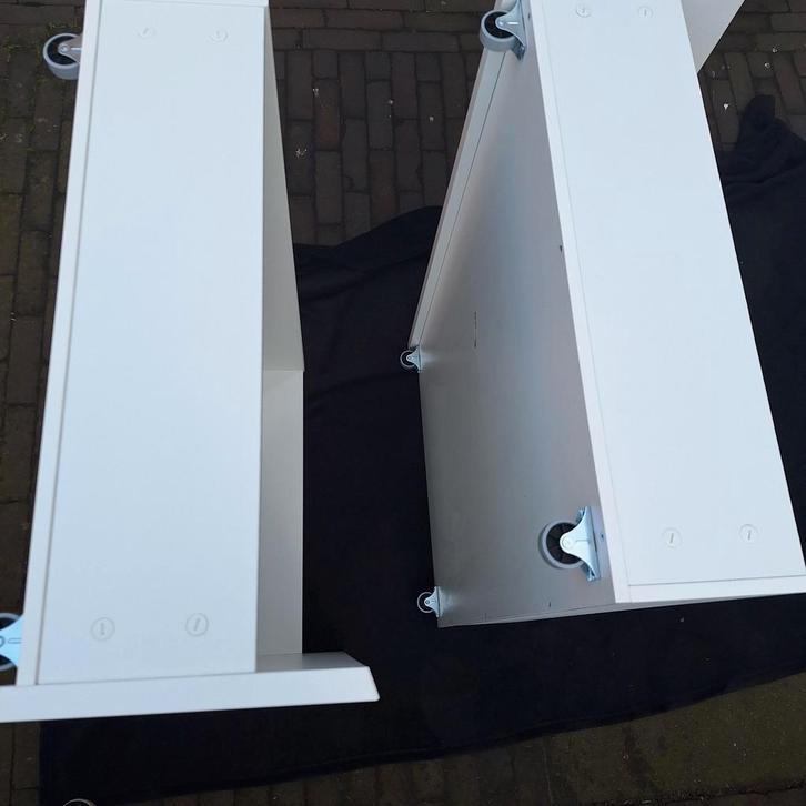 2 bedlades voor Ikea Malm hoog bed, zo goed als nieuw!, Huis en Inrichting, Slaapkamer | Bedden, Zo goed als nieuw, Hout, Wit