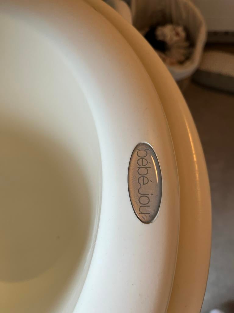 Babybad met standaard en tummy tub - Bébé-jou, Ophalen, Gebruikt, Badje, Bébé-jou