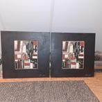 2 x Wand decoratie samen in 1 koop,ophalen, Ophalen of Verzenden, Hout, Minder dan 50 cm, Minder dan 50 cm