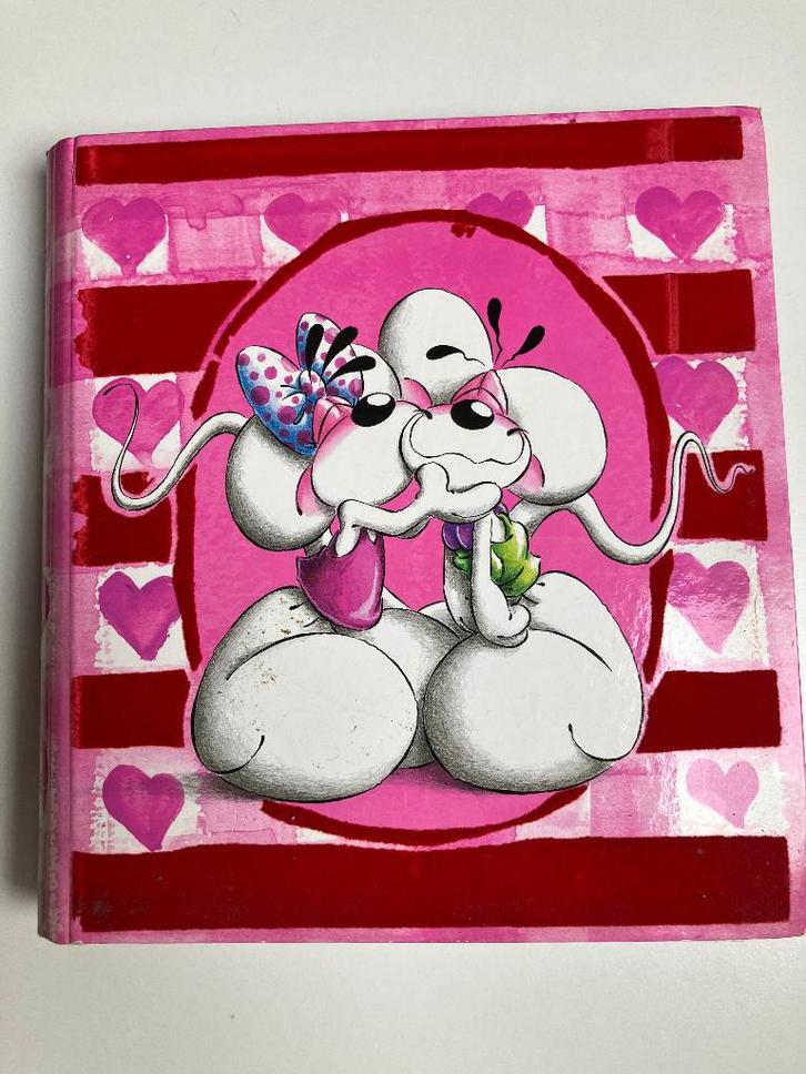 Diddl map met groot verzameling, Verzamelen, Diddl, Zo goed als nieuw, Papier, Kaart of Schrift, Ophalen of Verzenden