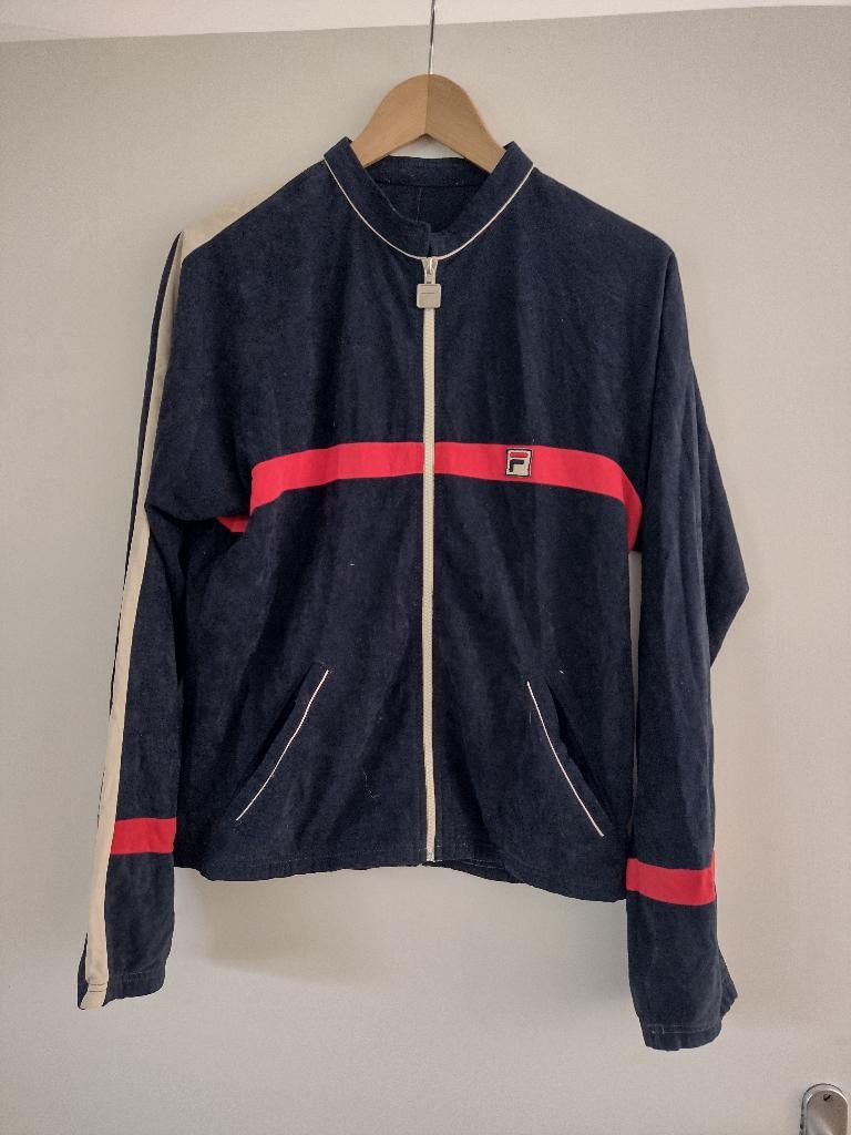 FILA oldskool jaren 80 trainingsjasje, Kleding | Heren, Ophalen of Verzenden, Voetbal, Fila, Gedragen