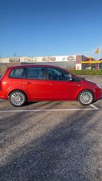 Ford C-Max 1.8 92KW 2008 Rood, Auto's, Ford, 125 pk, Zwart, 4 cilinders, Leder en Stof