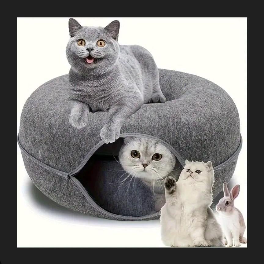 Donut Kattenmand FiltLigmand, Dieren en Toebehoren, Kattenmanden, Ophalen of Verzenden, Zo goed als nieuw