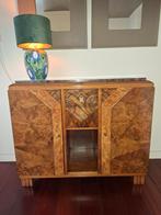 Art deco kastje / dressoir met marmer., Ophalen of Verzenden, Gebruikt, 25 tot 50 cm, 100 tot 150 cm