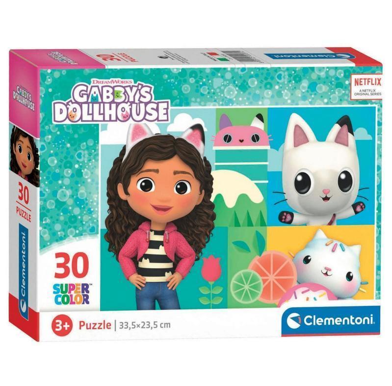 Gabby's Poppenhuis Puzzel - 30 st - Clementoni Legpuzzel, Ophalen of Verzenden, Meer dan 50 stukjes, Nieuw, 2 tot 4 jaar