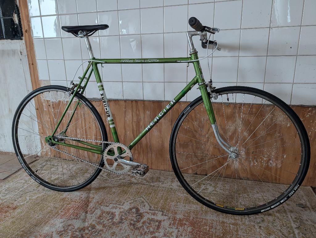 Mercier 59 cm singlespeed met handremmen, Staal, Heren, Nieuw, 57 tot 61 cm