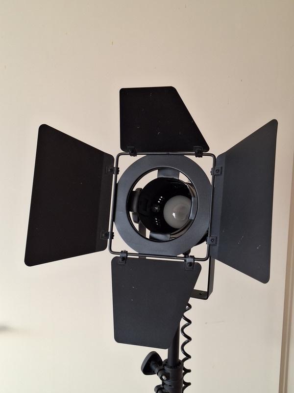 Staande foto/filmstudiolamp, Huis en Inrichting, Lampen | Vloerlampen, Gebruikt, 150 tot 200 cm, Metaal, Ophalen