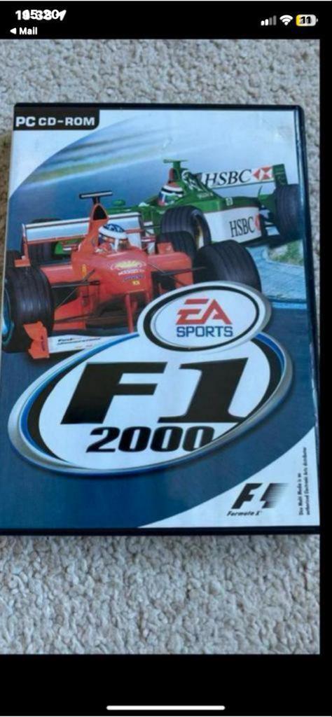 F1 2000 PC CD-ROM - EA Sports Formule 1 Racegame, Gebruikt, 1 speler, Racen en Vliegen, Ophalen of Verzenden