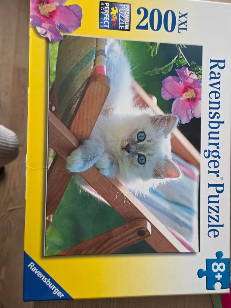 Ravensburger puzzel 200 XXL stukjes met katje, Ophalen