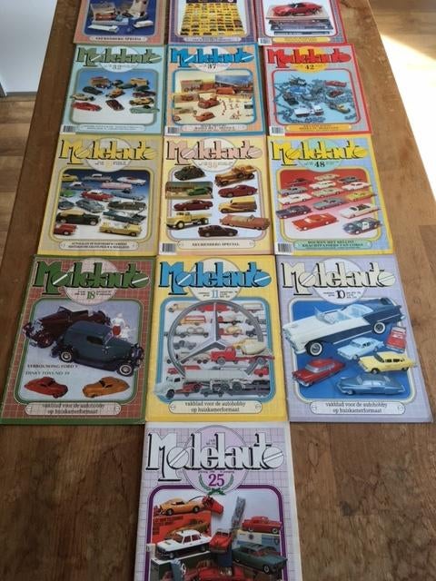Tijdschrift:   de Modelauto     periode   1987 - 1992, Ophalen of Verzenden, Bburago