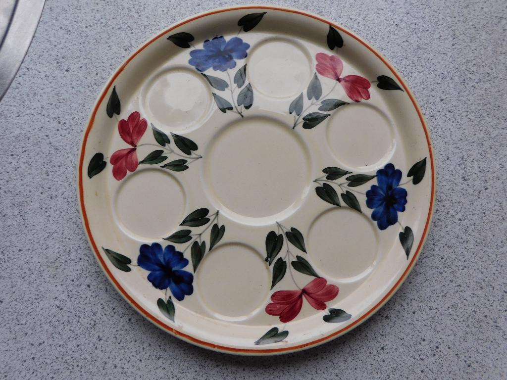 Bord 21 cm. Boerenbont 418 Sociètè Cèramique Maestricht, Antiek en Kunst, Ophalen of Verzenden