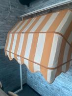 Markies zonnescherm - Geel/wit gestreept, Ophalen, Gebruikt