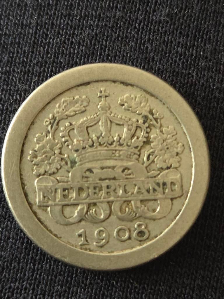 5 Cent Nederland 1908 - in goede staat, Postzegels en Munten, Munten | Nederland, Ophalen of Verzenden