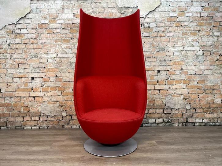 Cappellini Tulip bij TheReSales, Huis en Inrichting, Fauteuils, Zo goed als nieuw, Metaal, Stof, 75 tot 100 cm, 75 tot 100 cm