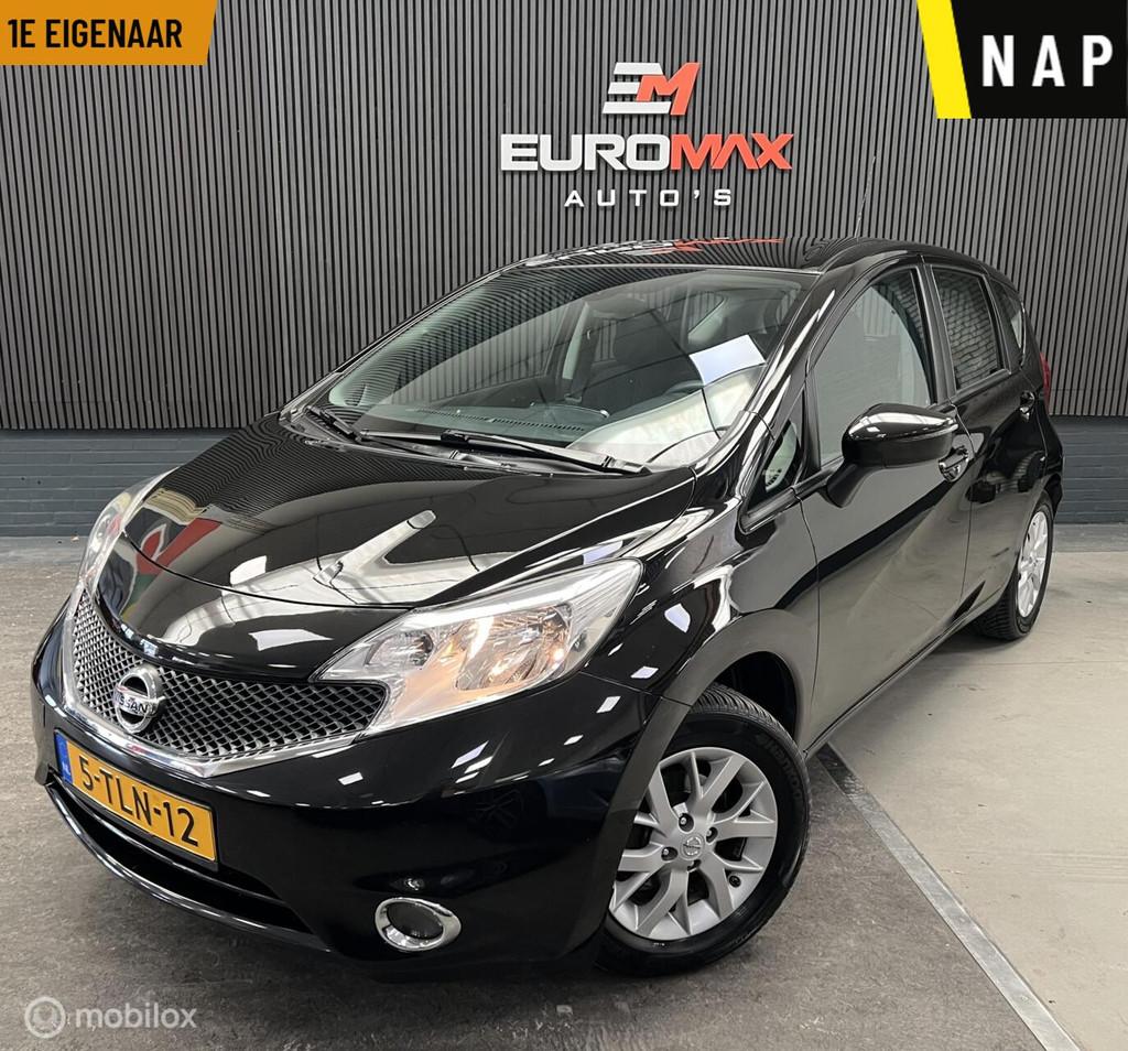 Nissan Note 1.2 Connect - 1e Eigenaar - Nav - Airco - NAP, Euro 5, Stof, Zwart, 1198 cc