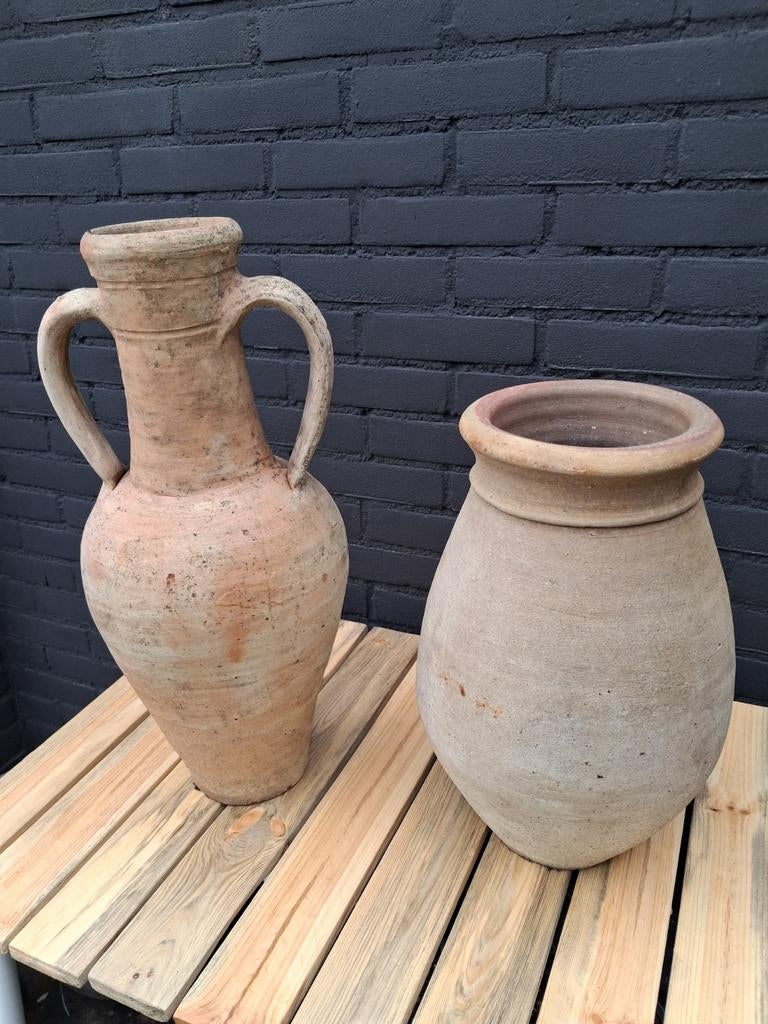 Terracotta tuinvaas / kruik / pot, Tuin en Terras, Ophalen