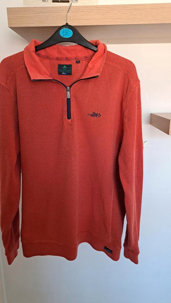 N.Z.A. New Zealand Auckland trui oranje maat L, Kleding | Heren, Truien en Vesten, Zo goed als nieuw, Maat 52/54 (L), Oranje, Ophalen of Verzenden