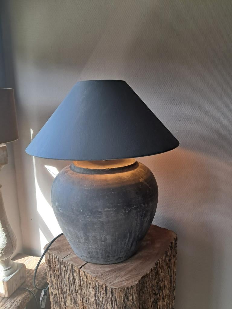 Mooie chinese kruiklamp lamp kruik, Huis en Inrichting, Lampen | Tafellampen, Gebruikt, Minder dan 50 cm, Overige materialen, Ophalen