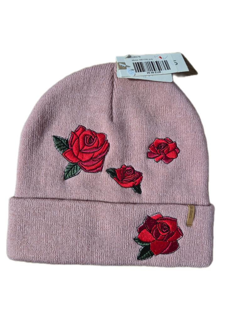 Barts Amsterdam roze muts met rozen borduursel, Kleding | Dames, Mutsen, Sjaals en Handschoenen, Barts, Ophalen of Verzenden, Nieuw