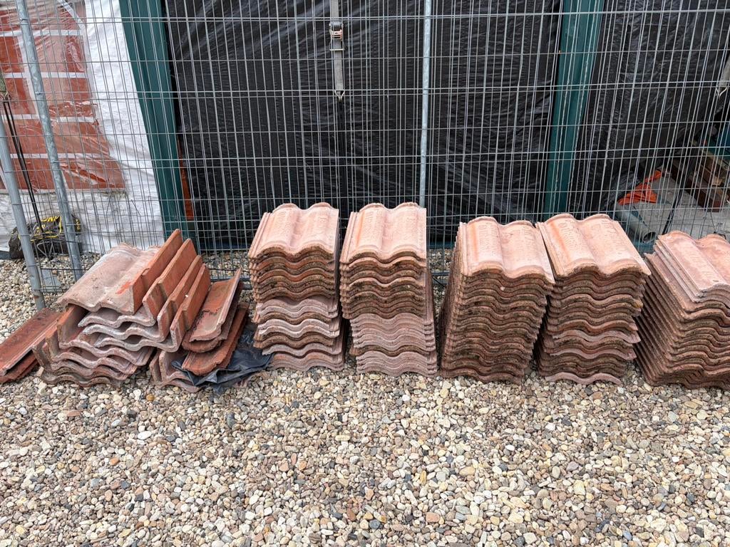 Sneldekkers oranje, Ophalen, Steen of Klei, Zo goed als nieuw, 15 m² of meer