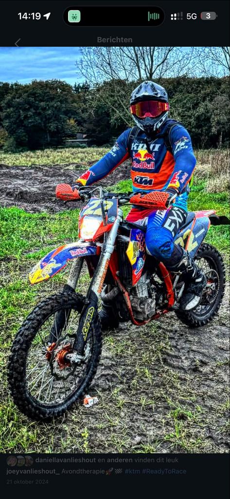 KTM CROSSMOTOR 450EXC - Krachtige Enduro/Crossmotor, Motoren, Sportuitlaat, Motorrijbewijs A, Gebruikt, 449 cc