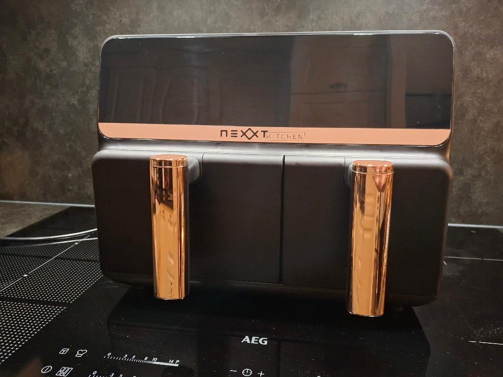 Airfryer Nexxt dubbel, Witgoed en Apparatuur, Airfryers, Ophalen of Verzenden, Zo goed als nieuw, Airfryer XXL, 1500 gram of meer