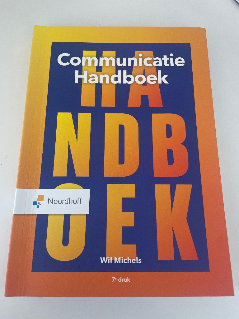 Handboek communicatie, Boeken, Ophalen, Zo goed als nieuw, Overige niveaus, Wil Michels