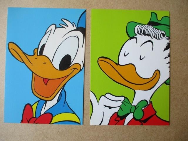 adv10177 donald duck ansichtkaart 5, Verzamelen, Ophalen, Donald Duck, Gebruikt, Overige typen