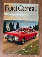 Ford Consul brochure 8/72, Ophalen of Verzenden, Zo goed als nieuw, Ford