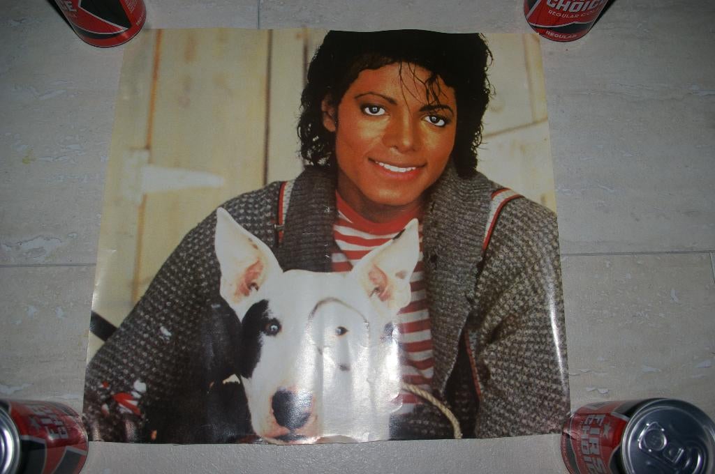 Vier Michel Jackson plaatjes., Verzamelen, Ophalen of Verzenden, Poster, Artwork of Schilderij