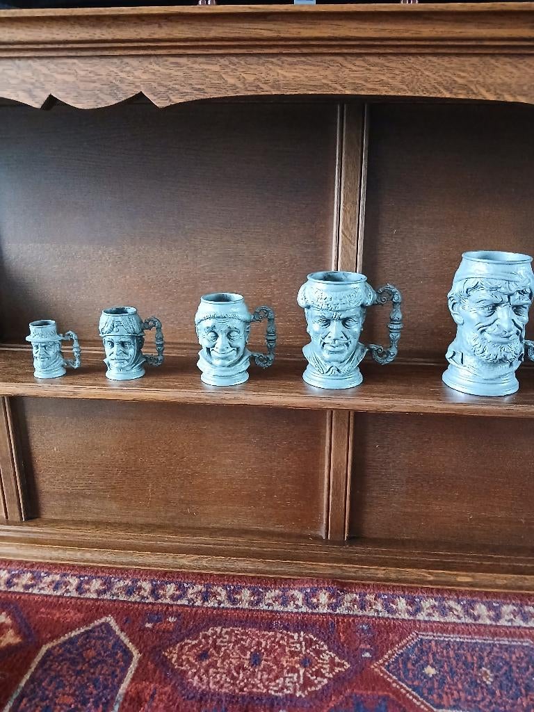 tinnen bekers, Antiek en Kunst, Antiek | Tin, Ophalen