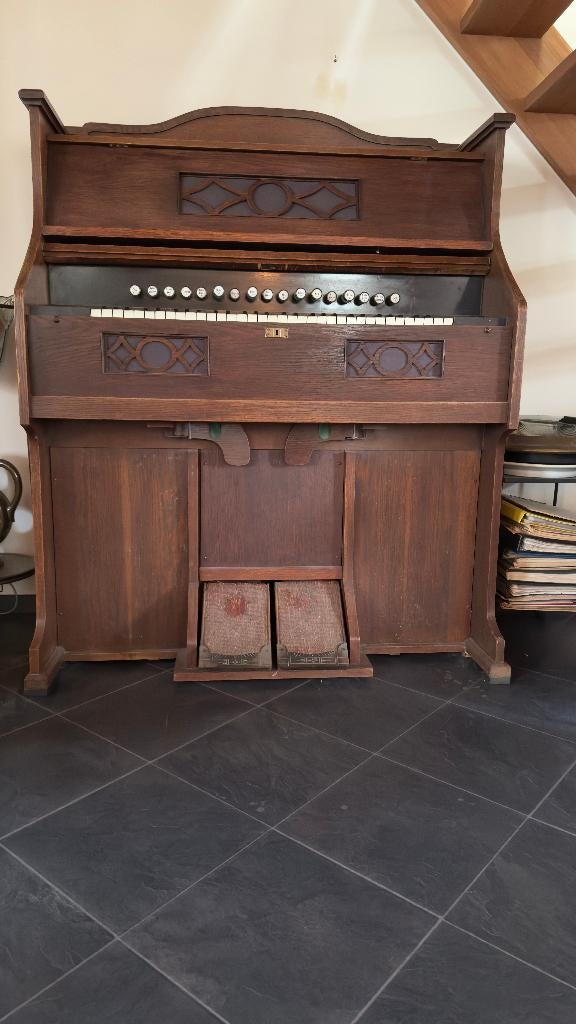 Klassiek traporgel / harmonium – werkt nog, Muziek en Instrumenten, Orgels, Ophalen, Gebruikt, 1 klavier, Orgel