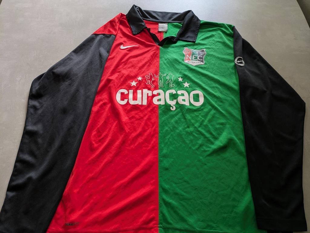 Voetbalshirt NEC vintage shirt Bekerfinale 2008 Zeldzaam, Groter dan maat XL, Ophalen of Verzenden, Zo goed als nieuw, Shirt