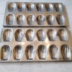 2 vintage bakvormen madeleines jaren 40-50, Verzenden