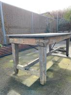Industriële Werkbank / Tuintafel, Tuin en Terras, Ophalen, Gebruikt, Rechthoekig, Hout