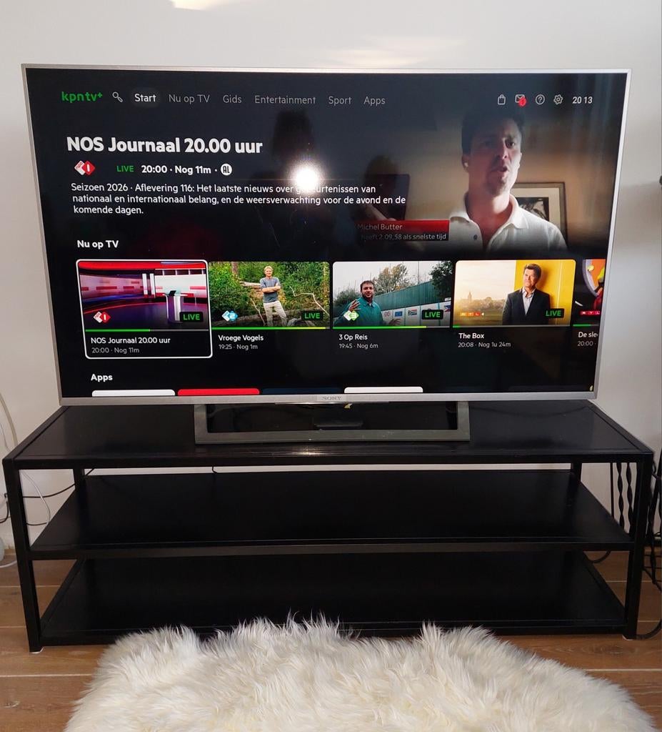 WOOOD TV meubel Teun, Ophalen, 100 tot 150 cm, Zo goed als nieuw, Minder dan 100 cm