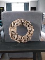 Gave krans van drijfhout /stukjes hout., Ophalen of Verzenden, Zo goed als nieuw