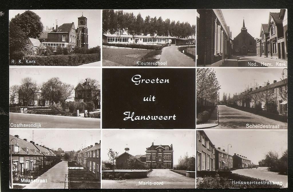 Hansweert, groeten uit, Ophalen of Verzenden, 1960 tot 1980, Ongelopen, Zeeland