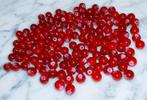 lot kralen rood marmer 8mm +- 145, Hobby en Vrije tijd, Kralen en Sieraden maken, Ophalen of Verzenden, Nieuw, Kraal