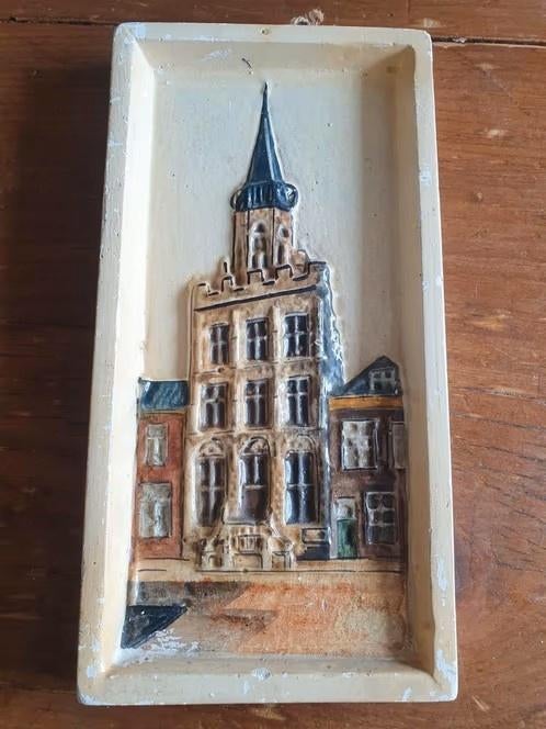 Hobra Tholen Souvenir Tegel relief, Antiek en Kunst, Ophalen