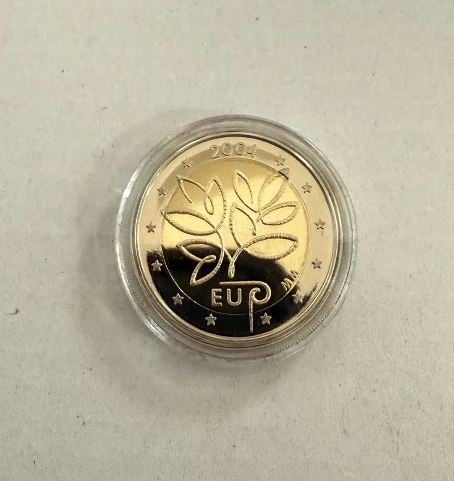 2 Euro Finland 2004 Proof in capsule (EU-Uitbreiding), Verzenden, Overige landen, 2 euro, Losse munt