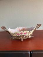 Fruitschaal brons porselijn, Overige kleuren, Aardewerk of Porselein, Ophalen of Verzenden, Zo goed als nieuw