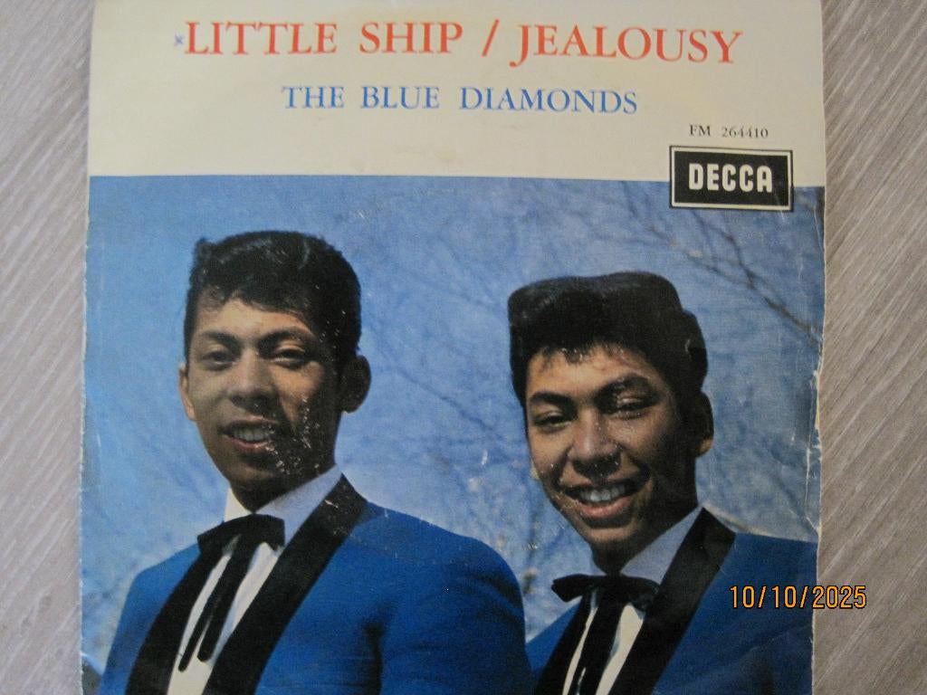 The Blue Diamonds   -   Little ship, Verzenden, 7 inch, Single, Zo goed als nieuw