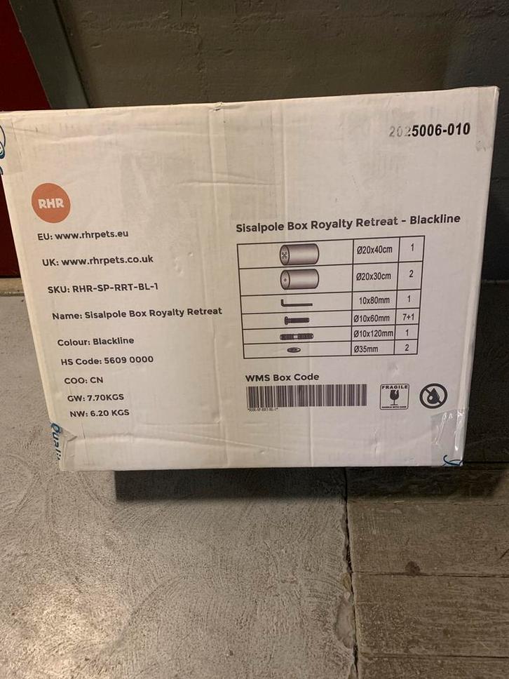 RHR - Blackline - onderdelen sisalpaal., Dieren en Toebehoren, Krabmeubelen, Nieuw, Krabpaal, Ophalen of Verzenden