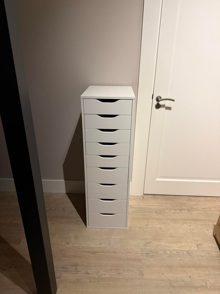Ikea Alex ladekast wit - perfect voor kantoor of hobbykamer, Huis en Inrichting, Kasten | Ladekasten, Gebruikt, 100 tot 150 cm