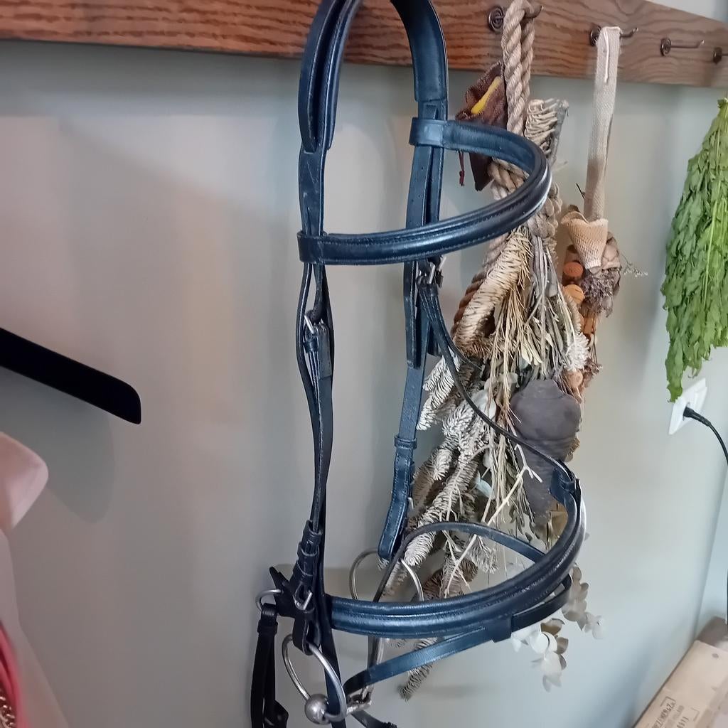 Hoofdstel voor paard/pony met gebroken bit, Dieren en Toebehoren, Paarden en Pony's | Hoofdstellen en Tuigage, Ophalen of Verzenden