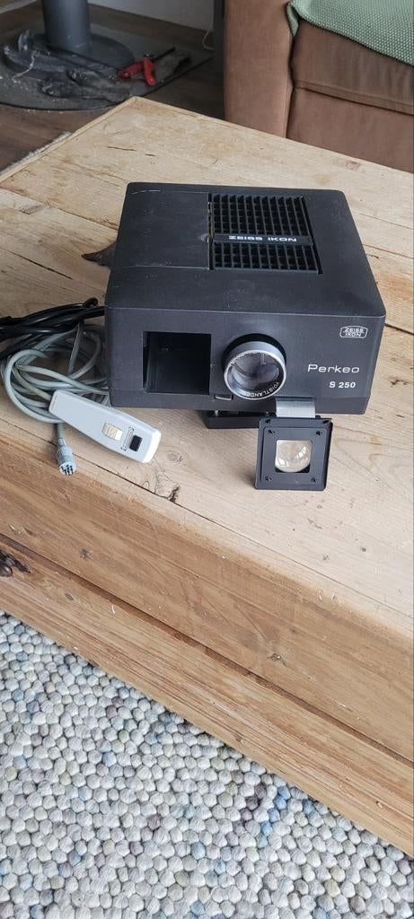Vintage Zeiss Ikon Perkeo S 250 Diaprojector, Ophalen of Verzenden, Gebruikt