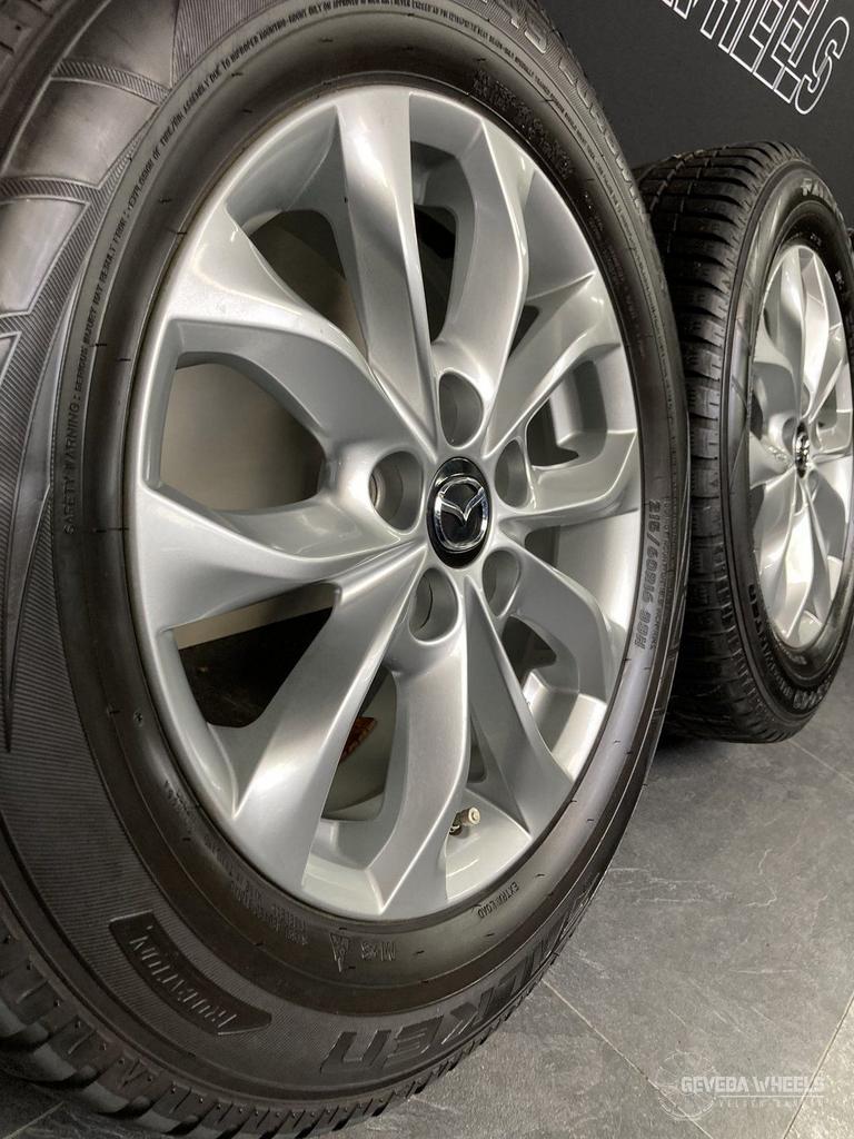 16” originele Mazda CX3 velgen + winterbanden 5x114.3 DD2F-V, -, Banden en Velgen, Gebruikt, 215 mm