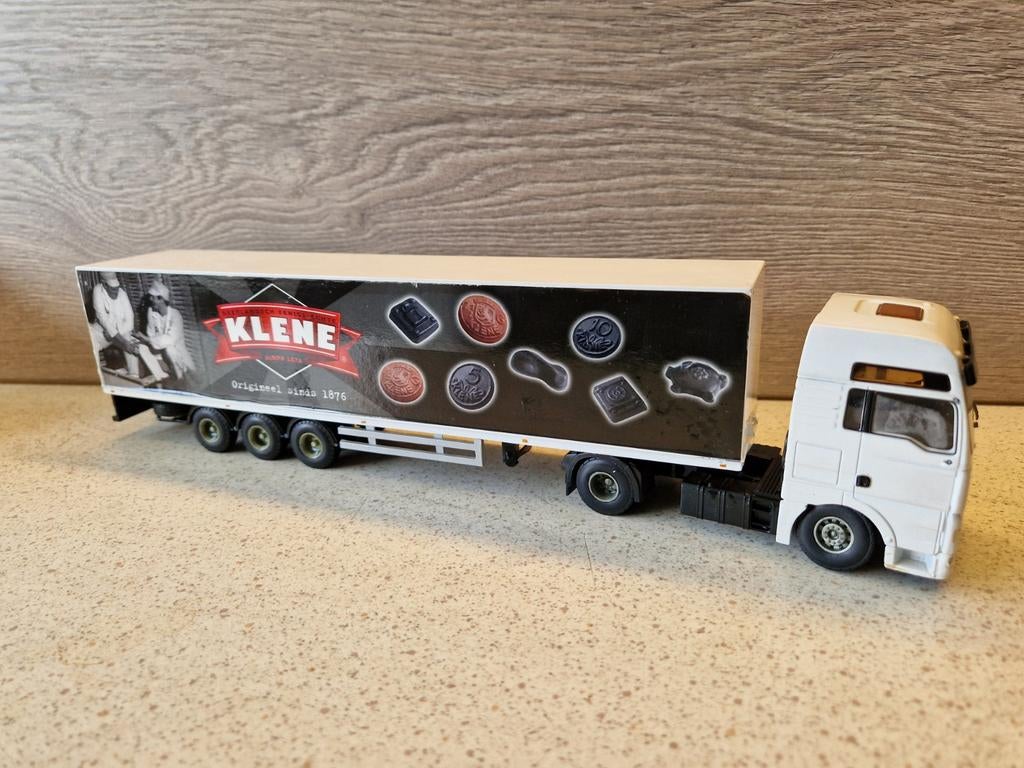 MAN Lion Toys Klene, Hobby en Vrije tijd, Modelauto's | 1:50, Ophalen of Verzenden, Zo goed als nieuw, Bus of Vrachtwagen, Lion Toys