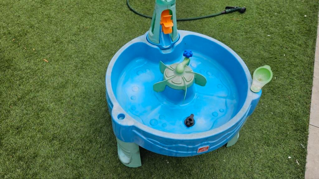 Waterspeelbak, Ophalen, Gebruikt